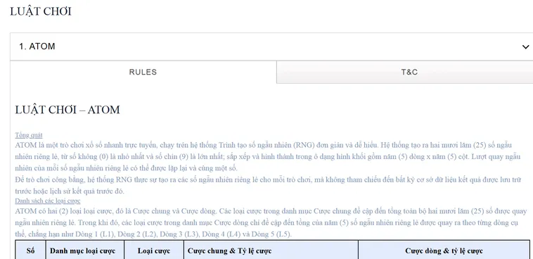 Khám Phá Sức Hút Độc Đáo Từ Trò Quay Số Atom Tại Rikbet Đẳng Cấp