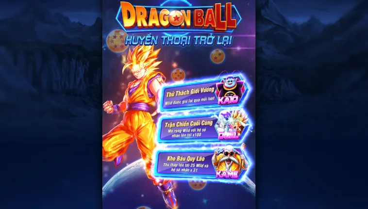 Khám Phá Siêu Phẩm Nổ Hũ Dragon Ball Tại RikBet Cơ Hội Nhận Thưởng Khủng