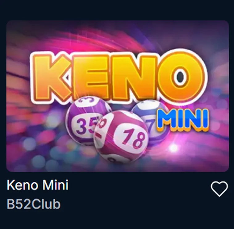 Keno Mini Tại RikBet Trải Nghiệm Giải Trí Đỉnh Cao Với Cơ Hội Thắng Lớn