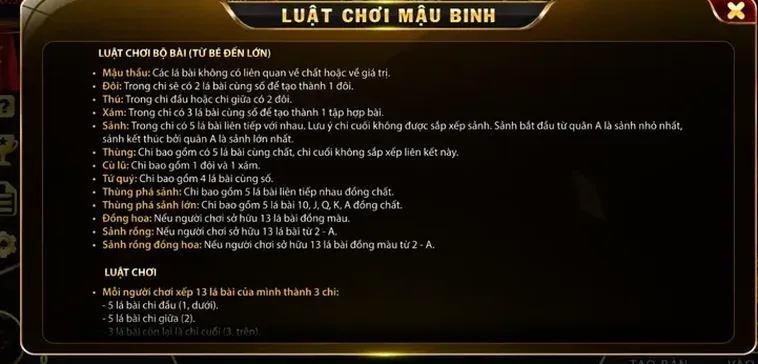 Đỉnh Cao Chơi Mậu Binh Tại RikBet Cơ Hội Thắng Lớn Cho Bài Thủ