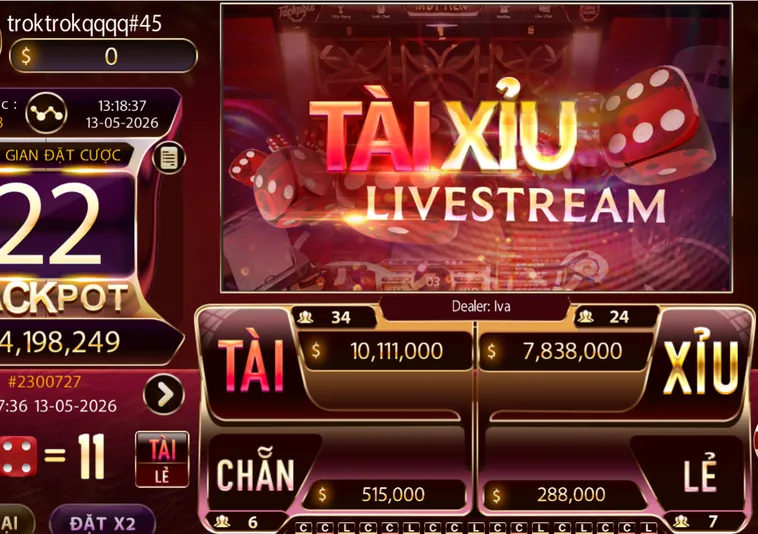 Tài Xỉu Live Tại Rikbet Trải Nghiệm Đỉnh Cao Với Tỷ Lệ Thắng Cược Cực Khủng