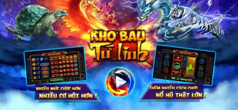 Nổ Hũ Tứ Linh Tại RikBet Đỉnh Cao Săn Thưởng Cơ Hội Làm Giàu Cực Lớn